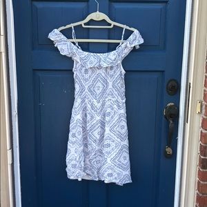 Off the shoulder Patterned Dress
